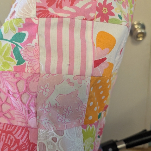 Lilly Pulitzer Pink and Orange Strapless Dress - Picture 7 of 7